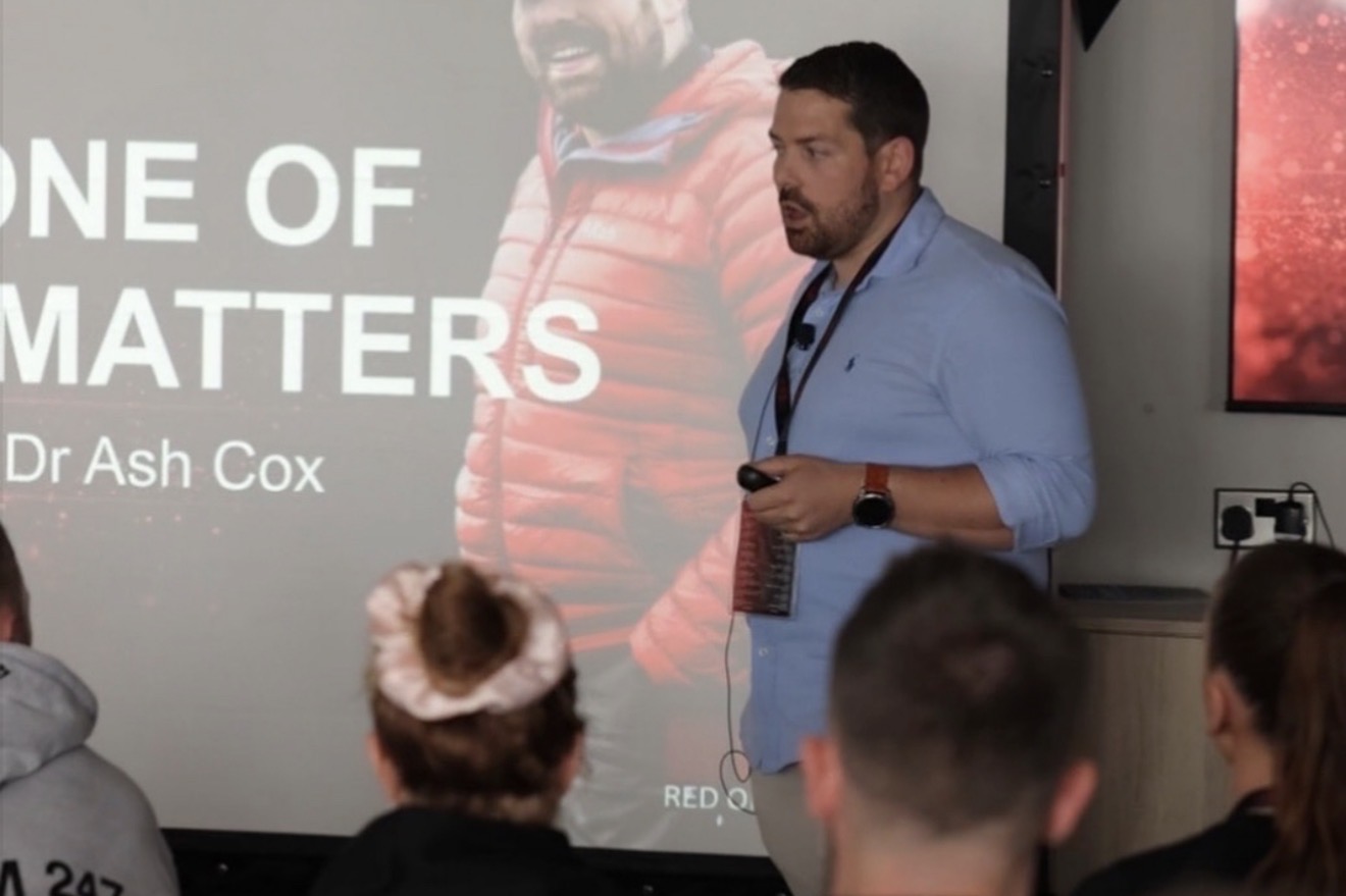 Speaking at conference